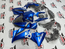 Suzuki GSX-8R Fairings (2024-2025) Metallic Blue, White from KingsMotorcycleFairings.com.