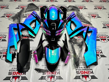 Suzuki GSX-R1000 Fairings (2005-2006) Blue, Pink, Chrome Chameleon, Black at KingsMotorcycleFairings.com