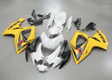 Suzuki GSX-R600 Fairing Kit (2006-2007) White, Yellow, Black, Gray at KingsMotorcycleFairings.com