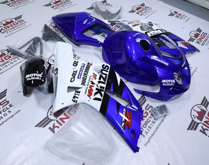 Suzuki GSX-R600 Fairings (2000-2003) Blue, White Motul at KingsMotorcycleFairings.com