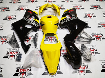 Suzuki GSX-R600 Fairings (2004-2005) Yellow, Silver, Black at KingsMotorcycleFairings.com