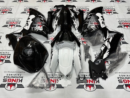 Suzuki GSX-R600 Fairings (2008-2010) Black, White, Leyla at KingsMotorcycleFairings.com