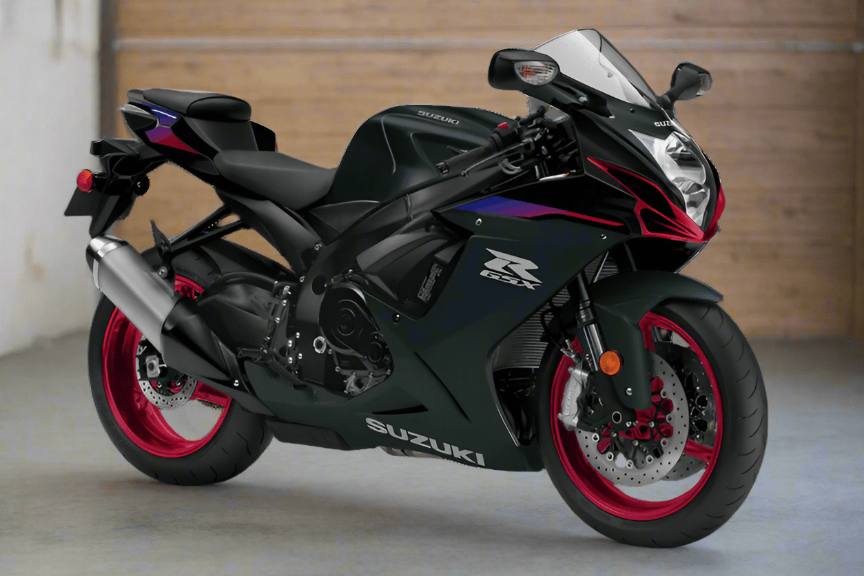 Suzuki GSX-R600 Fairings (2025-2026) Matte Black, Red, Purple, Blue from KingsMotorcycleFairings.com