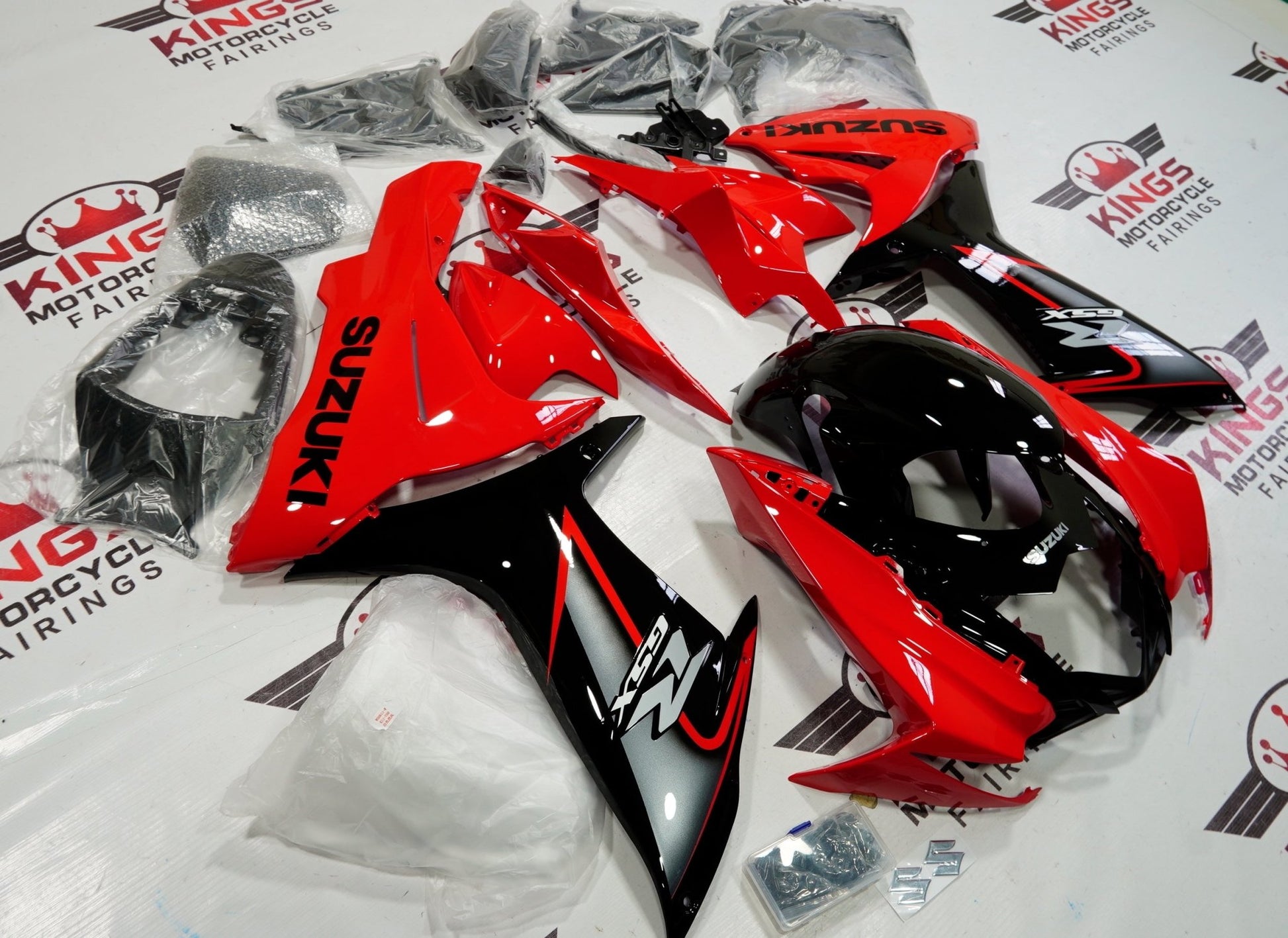 Suzuki GSX-R600 Fairings (2025-2026) Red, Black, Gray at KingsMotorcycleFairings.com