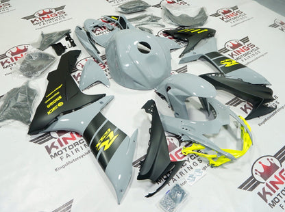 Suzuki GSX-R750 Fairings (2025-2026) Nardo Gray, Matte Black, Neon Yellow at KingsMotorcycleFairings.com
