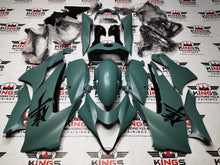Suzuki GSX1300R Hayabusa Fairings (2021-2025) Flat Green, Black at KingsMotorcycleFairings.com