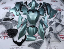 Suzuki GSX1300R Hayabusa Fairings (2021-2026) Satin Green, Black from KingsMotorcycleFairings.com