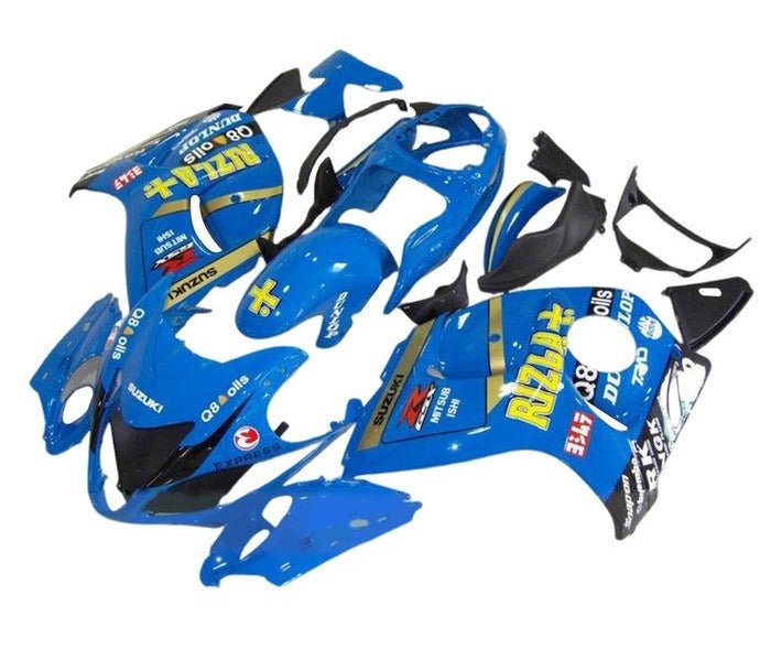 Suzuki GSX1300R Hayabusa (2008-2020) Blue, Yellow Rizla Fairings at KingsMotorcycleFairings.com