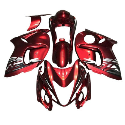 Suzuki GSX1300R Hayabusa (2008-2020) Red, Silver, White Fairings at KingsMotorcycleFairings.com