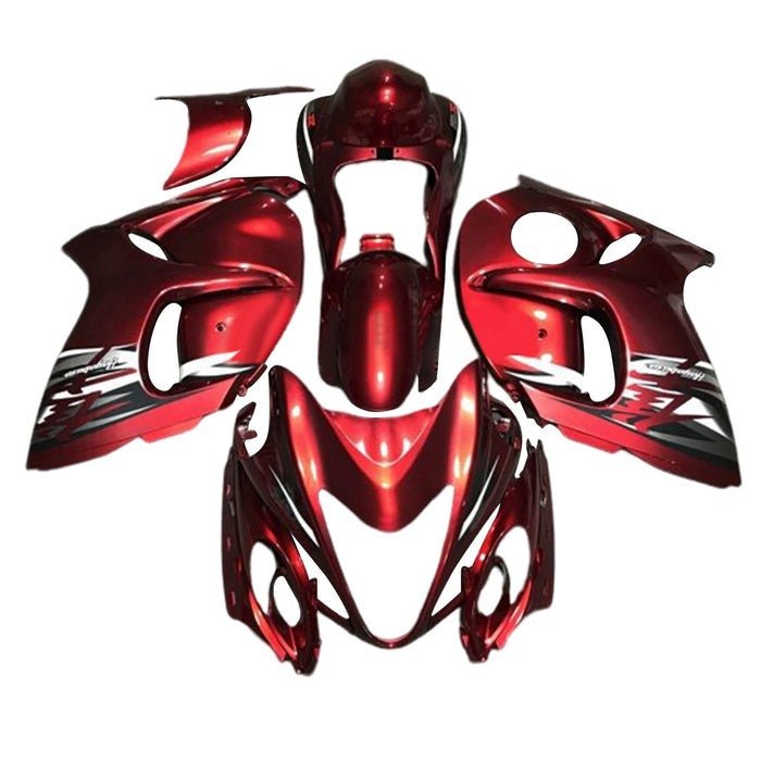Suzuki GSX1300R Hayabusa Fairings (2008-2020) Red, Silver, White at KingsMotorcycleFairings.com