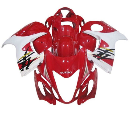 Suzuki GSX1300R Hayabusa (2008-2020) Red, White, Black, Gold Fairings at KingsMotorcycleFairings.com