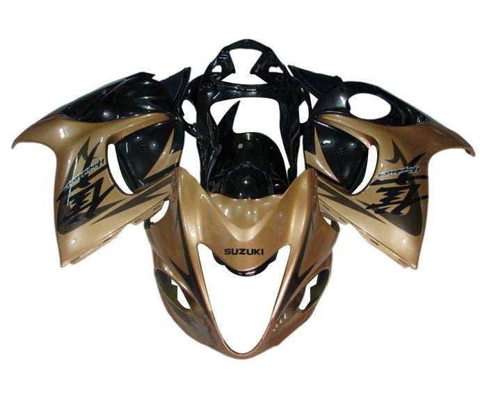 Suzuki GSX1300R Hayabusa (2008-2020) Tan Sand, Black Fairings at KingsMotorcycleFairings.com