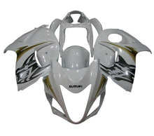 Suzuki GSX1300R Hayabusa (2008-2020) White, Gold, Gray Fairings at KingsMotorcycleFairings.com