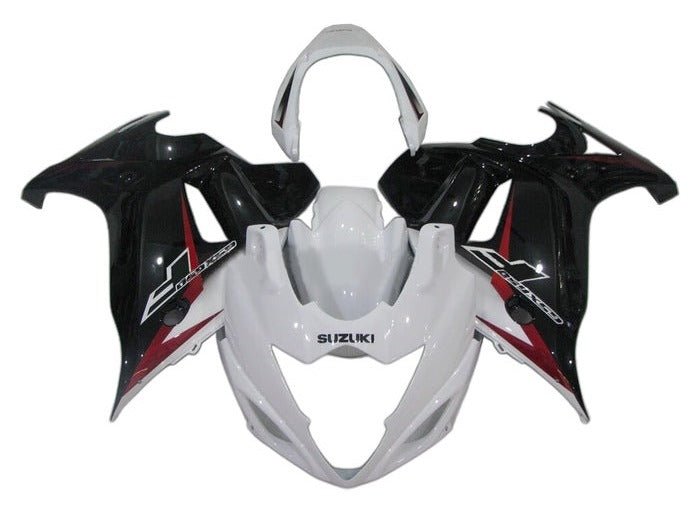 Suzuki GSX650F Fairings (2007-2015) White, Black, Red at KingsMotorcycleFairings.com