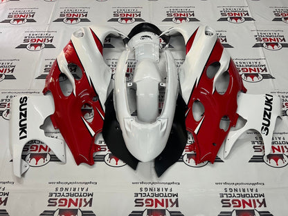 Suzuki GSX750F Katana Fairing set (1998-2006) White, Red, Black at KingsMotorcycleFairings.com