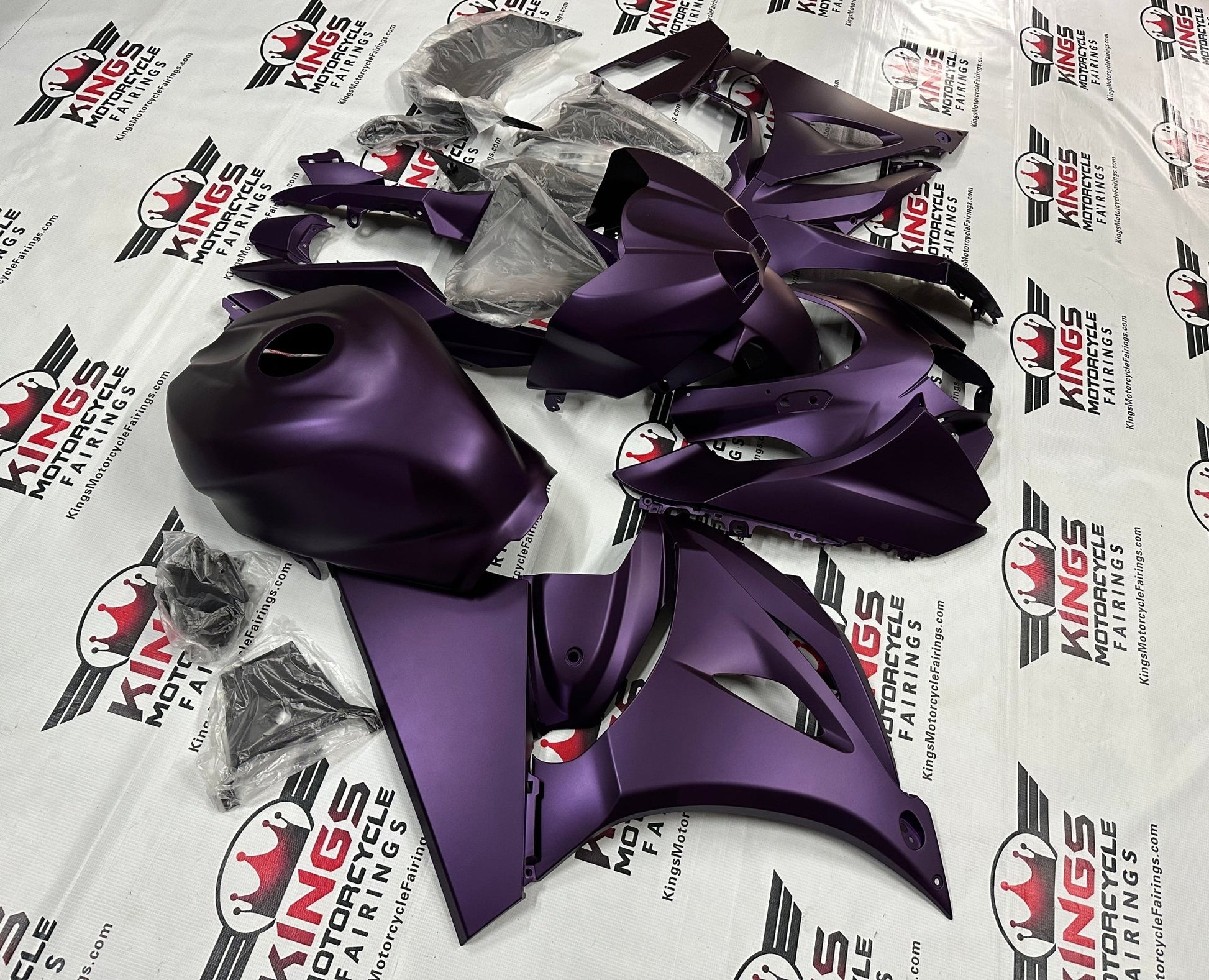 Suzuki GSXR1000 Fairing Set (2017-2025) Matte Purple at KingsMotorcycleFairings.com