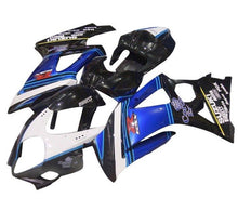Suzuki GSXR 1000 Fairings (2005-2006) Black, White, Blue Corona at KingsMotorcycleFairings.com