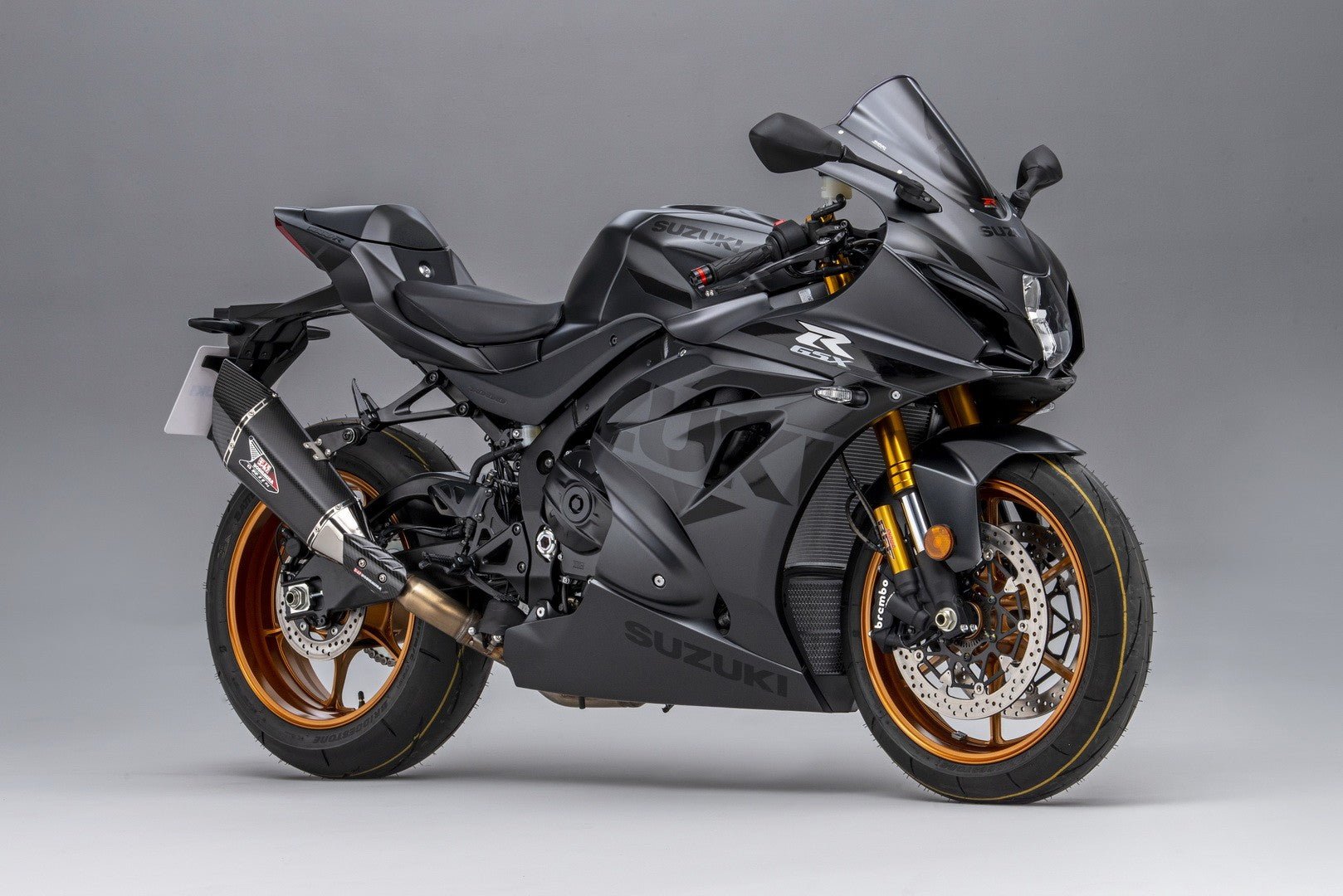 Suzuki GSXR1000 Fairings (2005-2006) Matte Black Phantom by KingsMotorcycleFairings.com