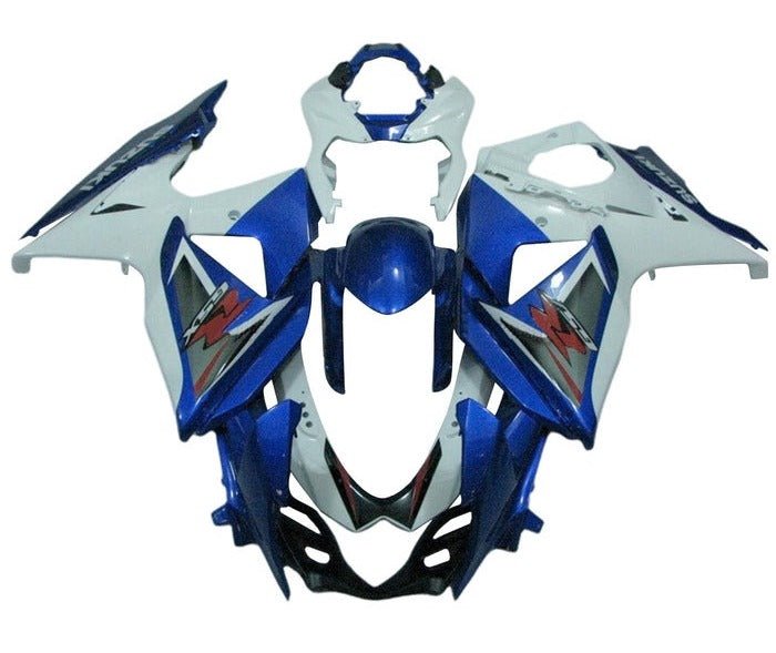 Suzuki GSXR 1000 Fairings (2009-2016) Blue, White Original at KingsMotorcycleFairings.com