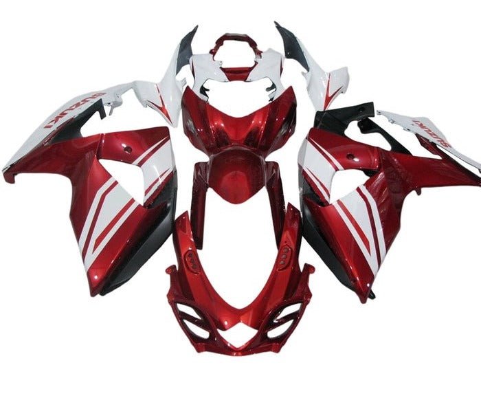 Suzuki GSXR 1000 Fairings (2009-2016) Candy Red, White at KingsMotorcycleFairings.com