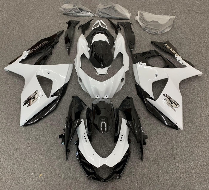 Suzuki GSXR1000 Fairings (2009-2016) Gloss White, Black, Silver at KingsMotorcycleFairings.com