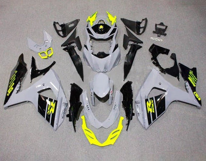 Suzuki GSXR1000 Fairings (2009-2016) Gray, Black, Neon Yellow at KingsMotorcycleFairings.com