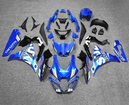 Suzuki GSXR 1000 Fairings (2017-2025) Blue Ecstar at KingsMotorcycleFairings.com