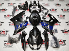 Suzuki GSXR1000 Fairings (2017-2025) Faux Carbon Fiber, Blue, Red at KingsMotorcycleFairings.com