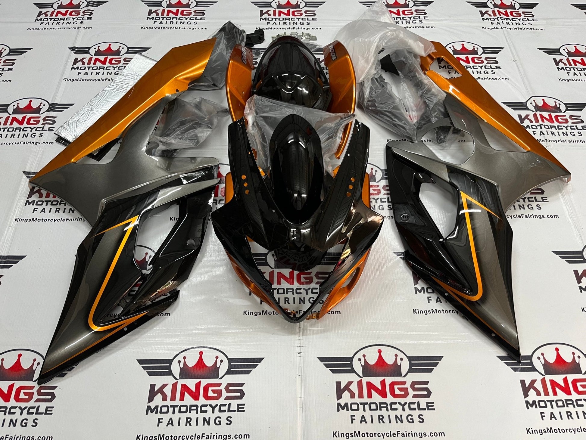 Suzuki GSXR1000 (2005-2006) Black, Bronze & Gray Fairings at KingsMotorcycleFairings.com