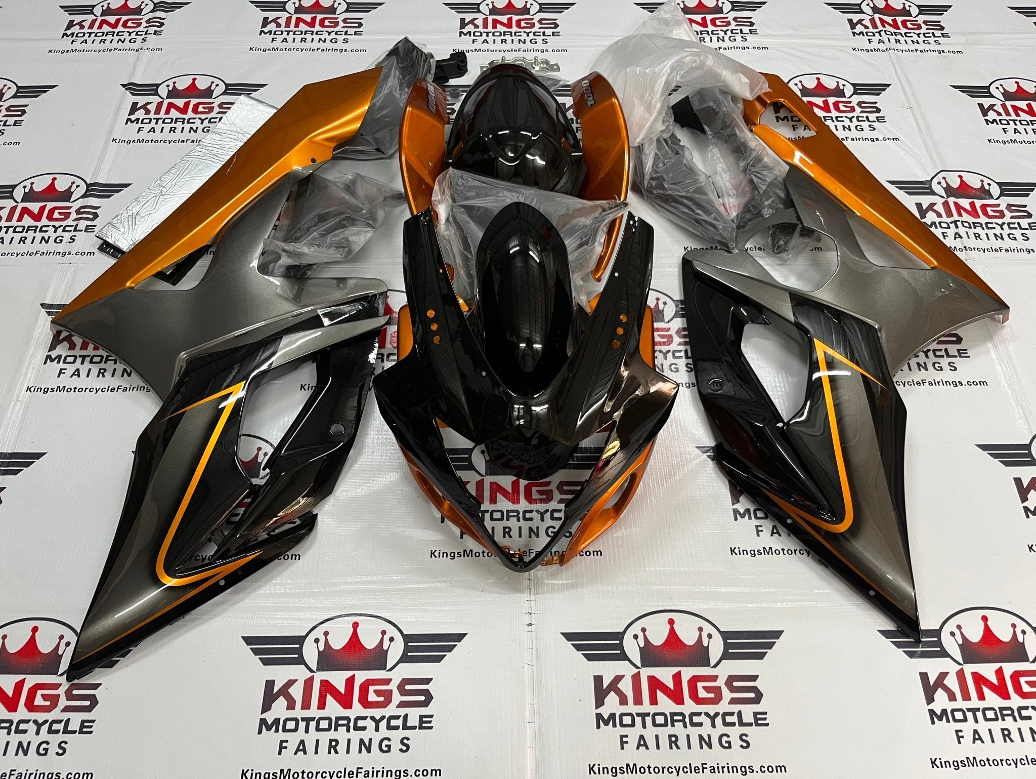 Suzuki GSXR1000 (2005-2006) Black, Bronze & Gray Fairings at KingsMotorcycleFairings.com