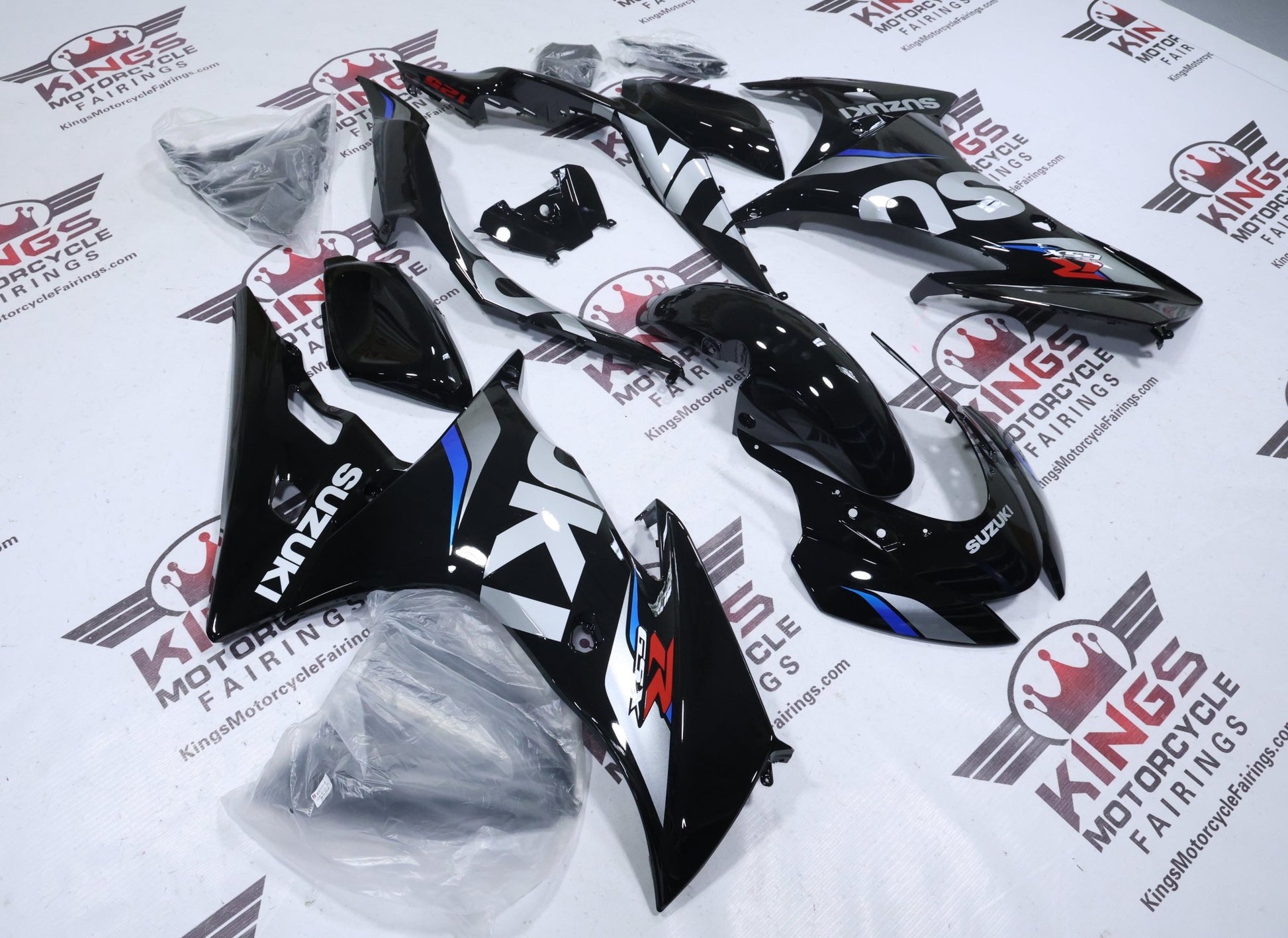 Suzuki GSXR125 Fairings (2017-2025) Black, Silver, Blue, Red at KingsMotorcycleFairings.com