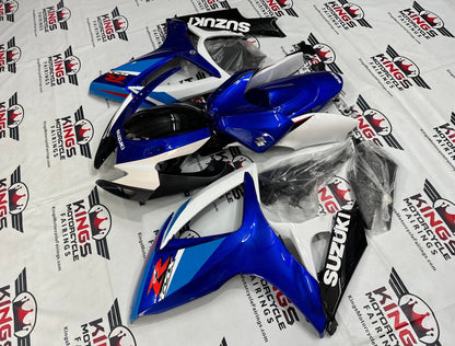 Suzuki GSXR600 Fairing Kit (2006-2007) White, Dual Blue, Red, Black from KingsMotorcycleFairings.com