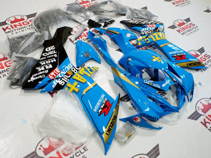Suzuki GSXR600 Fairing Kit (2025-2026) Blue Rizla at KingsMotorcycleFairings.com