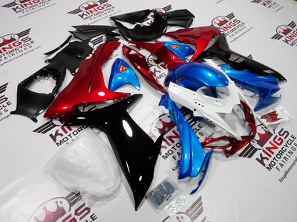 Suzuki GSXR600 Fairing Kit (2025-2026) Blue, Black, White, Red Superman at KingsMotorcycleFairings.com