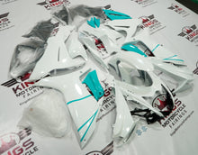 Suzuki GSXR600 Fairing Kit (2025-2026) Pearl White, Mint Green at KingsMotorcycleFairings.com