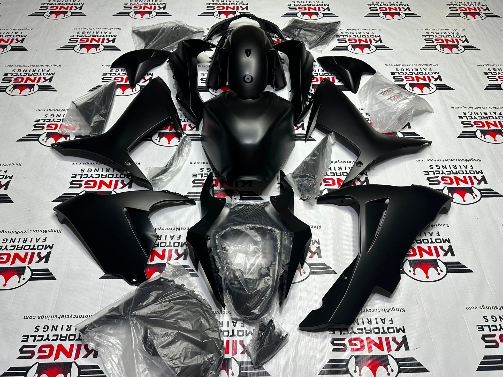 Suzuki GSXR600 Fairing Set (2025-2026) All Matte Black at KingsMotorcycleFairings.com