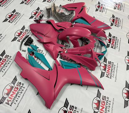 Suzuki GSXR600 Fairing Set (2025-2026) Matte Pink, Blue Turquoise at KingsMotorcycleFairings.com