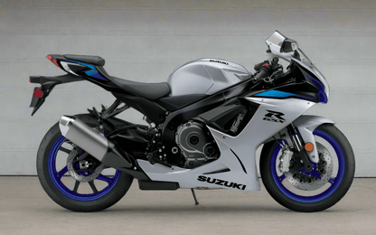 Suzuki GSXR600 Fairing Set (2025-2026) Silver, Black, Blue at KingsMotorcycleFairings.com