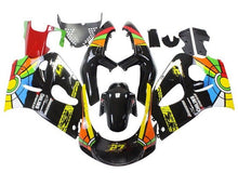 Suzuki GSXR 600 Fairings (1996-1999) Black Multicolor at KingsMotorcycleFairings.com