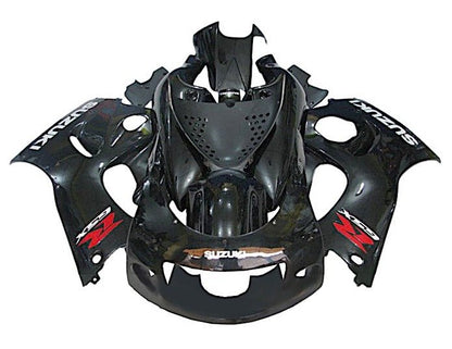 Suzuki GSXR 600 Fairings (1996-1999) Black, White, Red at KingsMotorcycleFairings.com