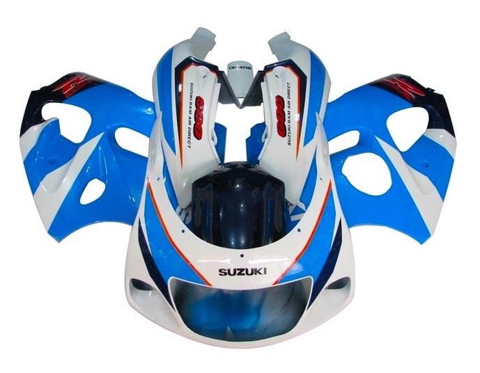Suzuki GSXR 600 Fairings (1996-1999) Blue, White, Red at KingsMotorcycleFairings.com
