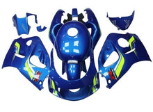 Suzuki GSXR600 Fairings (1996-1999) Blue, Yellow, White at KingsMotorcycleFairings.com