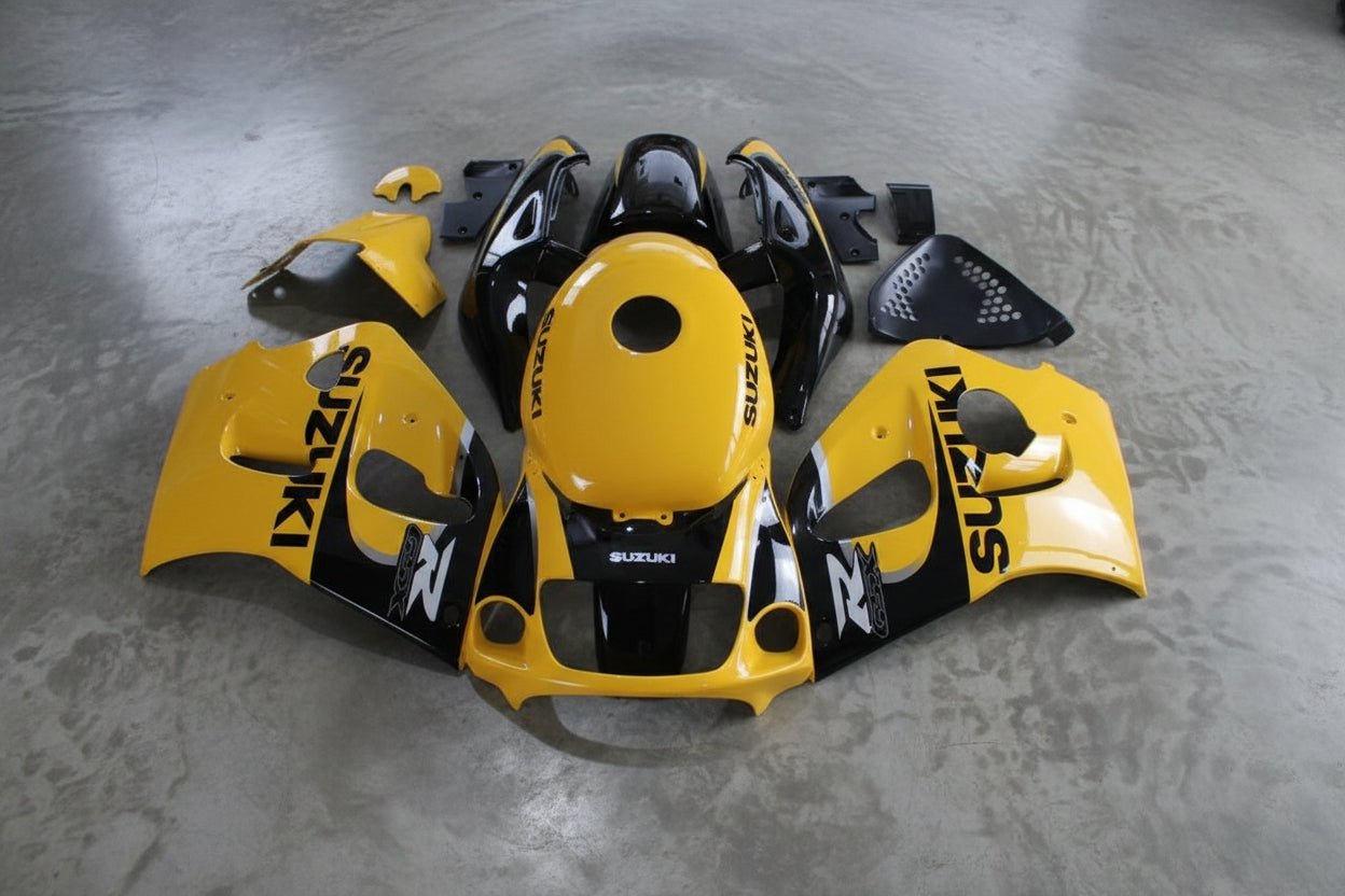 Suzuki GSXR600 Fairings (1996-1999) Yellow, Black from KingsMotorcycleFairings.com