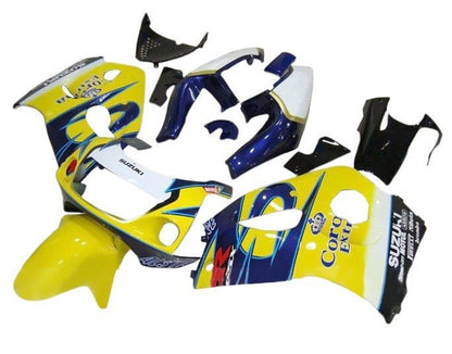 Suzuki GSXR 600 Fairings (1996-1999) Yellow, Blue, Corona at KingsMotorcycleFairings.com.