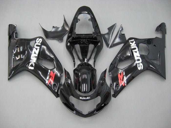 Suzuki GSXR 600 Fairings (2000-2003) Black, White, Red from KingsMotorcycleFairings.com