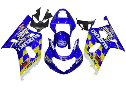 Suzuki GSXR 600 Fairings (2000-2003) Blue Movistar from KingsMotorcycleFairings.com