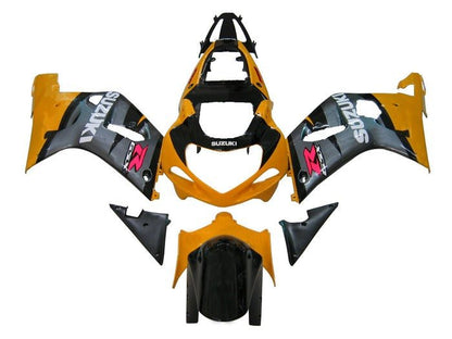 Suzuki GSXR 600 Fairings (2000-2003) Dark Yellow, Dark Gray from KingsMotorcycleFairings.com