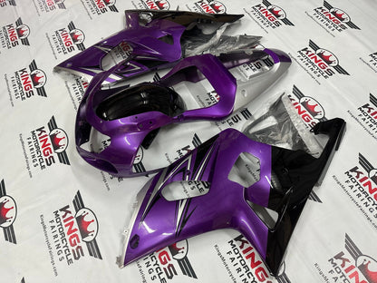 Suzuki GSXR600 Fairings (2000-2003) Purple, Black, Silver from KingsMotorcycleFairings.com