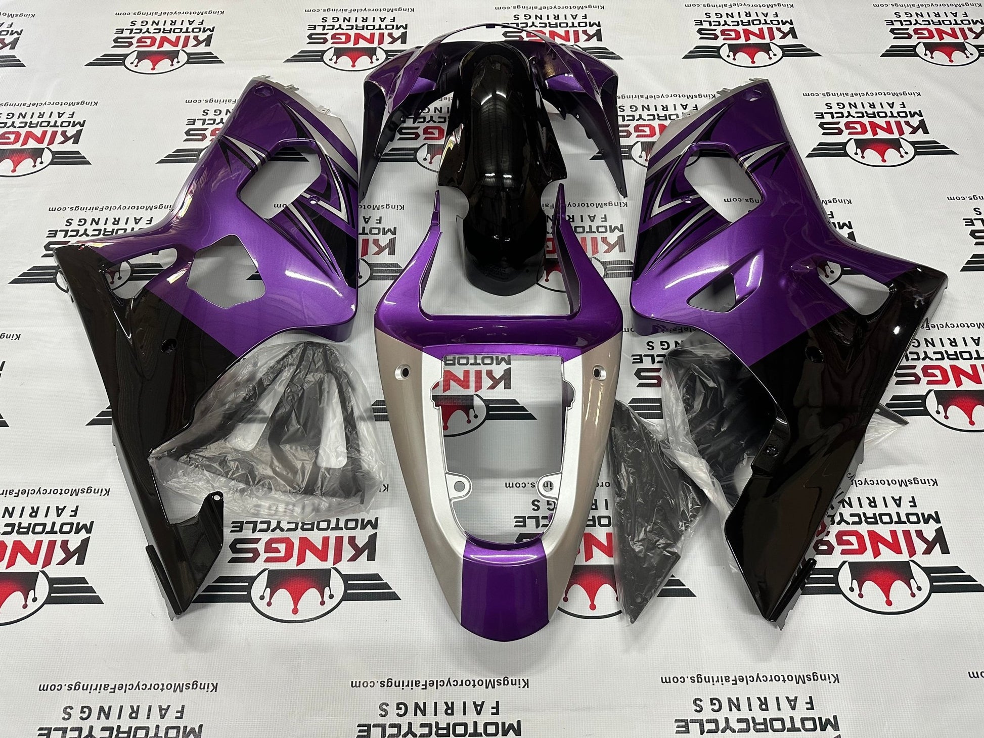Suzuki GSXR600 Fairings (2000-2003) Purple, Black, Silver at KingsMotorcycleFairings.com
