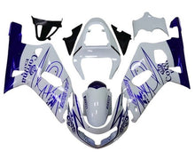 Suzuki GSXR 600 Fairings (2000-2003) White, Blue, Tribal at KingsMotorcycleFairings.com